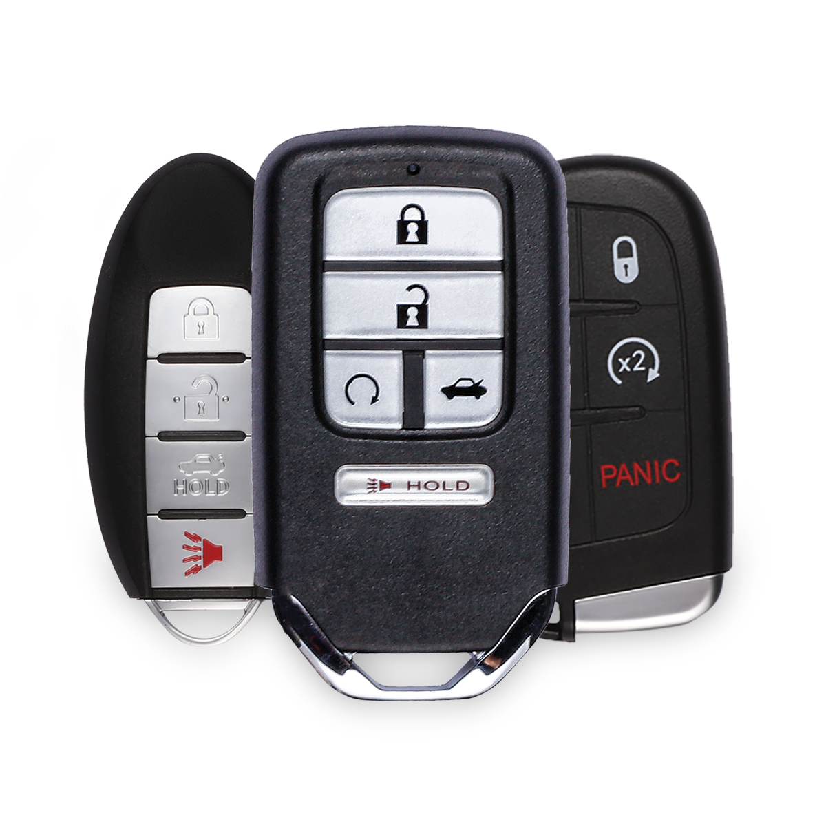 Honda-style 5-button Programmable Premium IKEY Smart Key (Remote Start)  (IKEYHD5TPR)