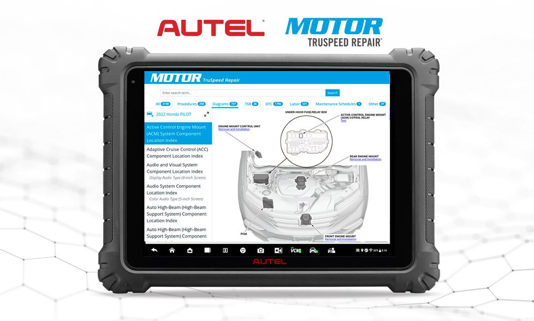OEM Repair Data Is Now Available On Your Autel Tablet
