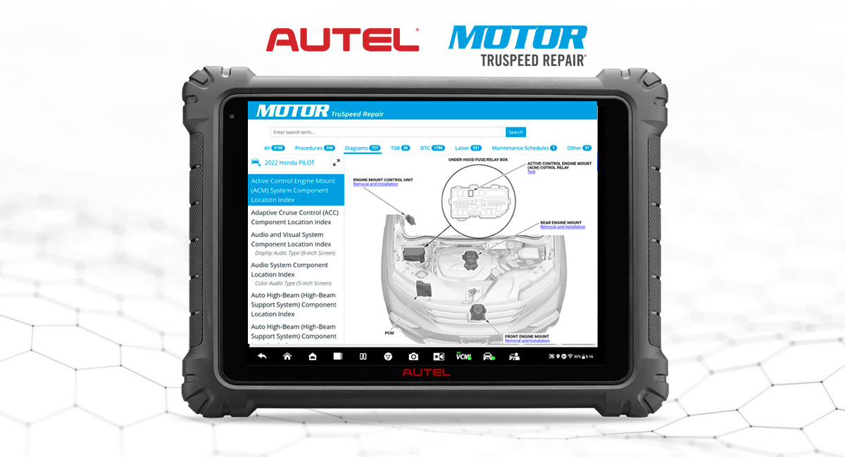 OEM Repair Data Is Now Available On Your Autel Tablet