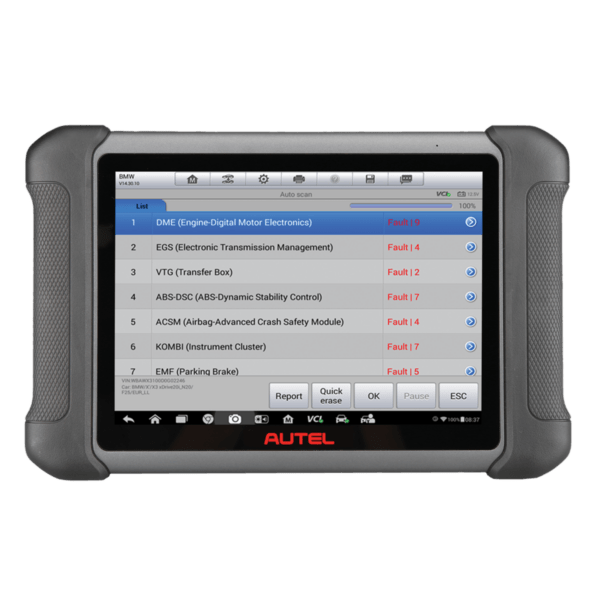 Autel USA MS909CV MaxiSYS Heavy Duty Scan Tool Kit / Diagnostic Tablet, USA  Version