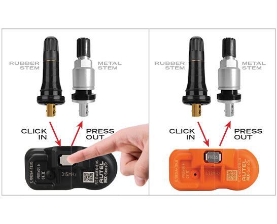 Corps valve TPMS caoutchouc Schrader - AUTEL AUTEL - Bouchons de valves